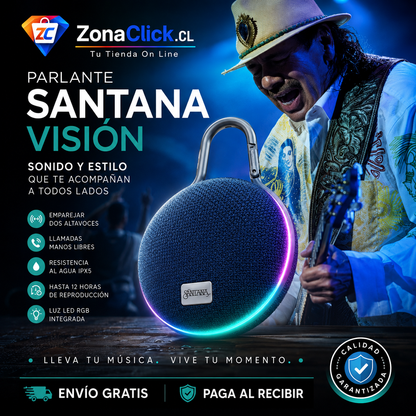 Parlante Santana Visión Parlante Bluetooth 5.3 🎶 🚚ENVÍO GRATIS + PAGA AL RECIBIR 🏠