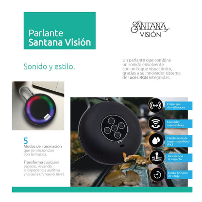 Parlante Santana Visión Parlante Bluetooth 5.3 🎶 🚚ENVÍO GRATIS + PAGA AL RECIBIR 🏠