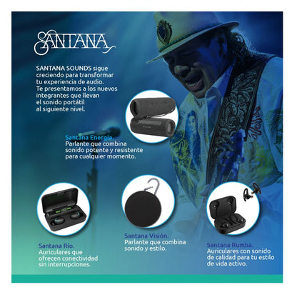 Parlante Santana Visión Parlante Bluetooth 5.3 🎶 🚚ENVÍO GRATIS + PAGA AL RECIBIR 🏠
