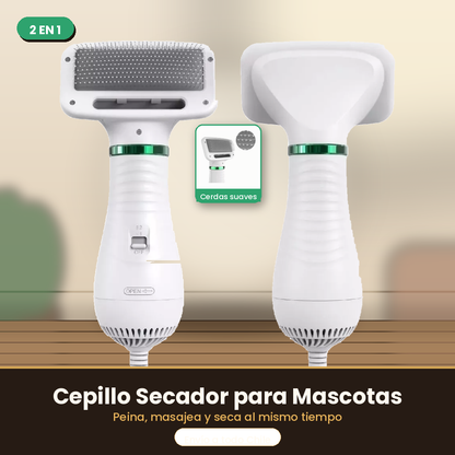 Secador Cepillo Pelo Mascotas 2 En 1 🐶 ENVÍO GRATIS ✨ PAGA AL RECIBIR ✨