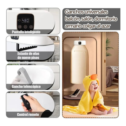 SECADORA DE ROPA PORTATIL +🚚 ENVÍO GRATIS + PAGA AL RECIBIR 🏡